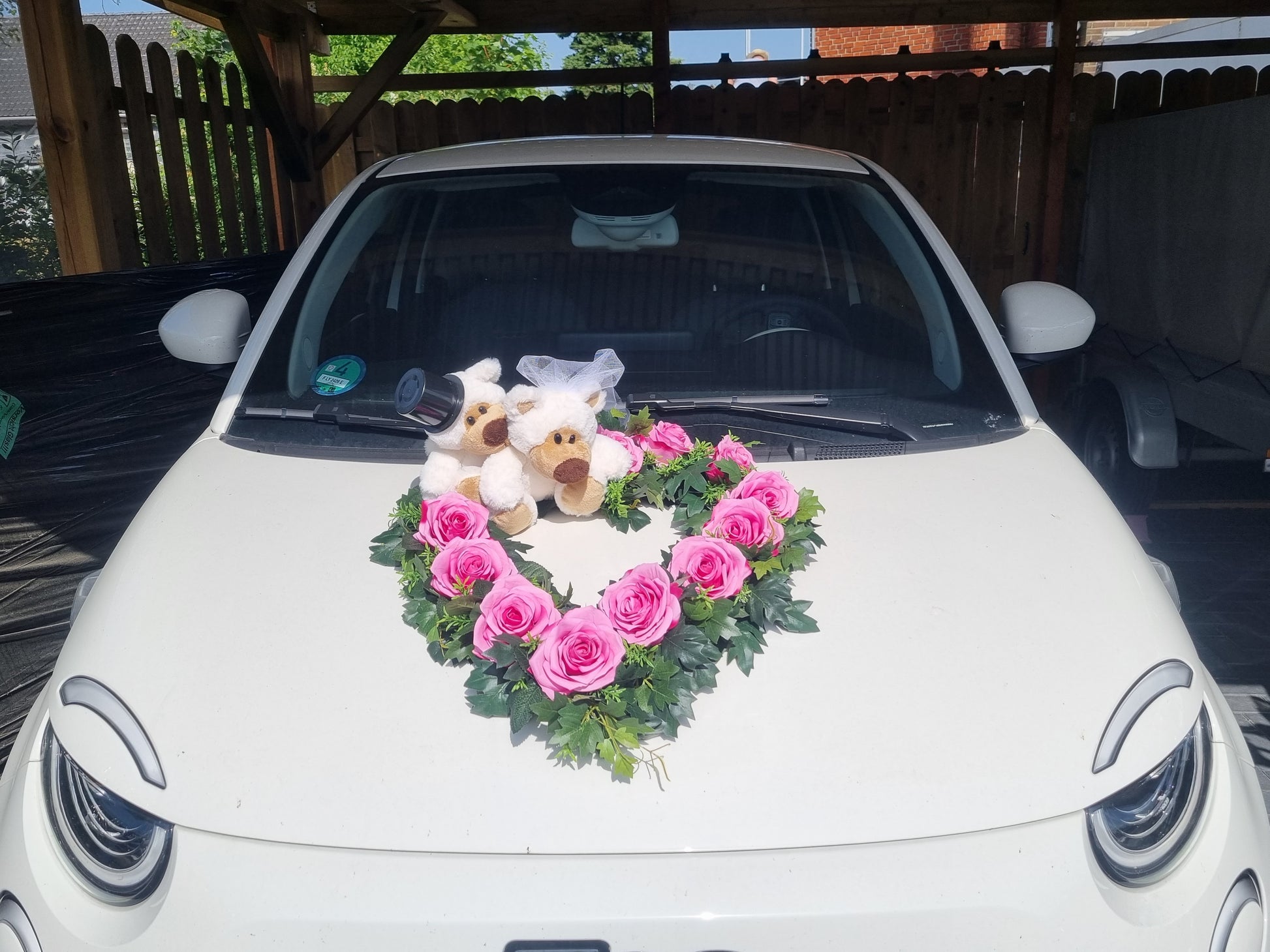 Autoherz offen Bärenhochzeit