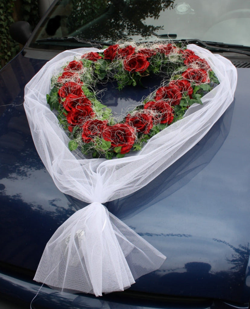 Autoherz mit Tüllbett