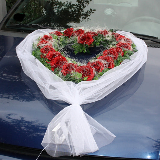 Autoherz mit Tüllbett