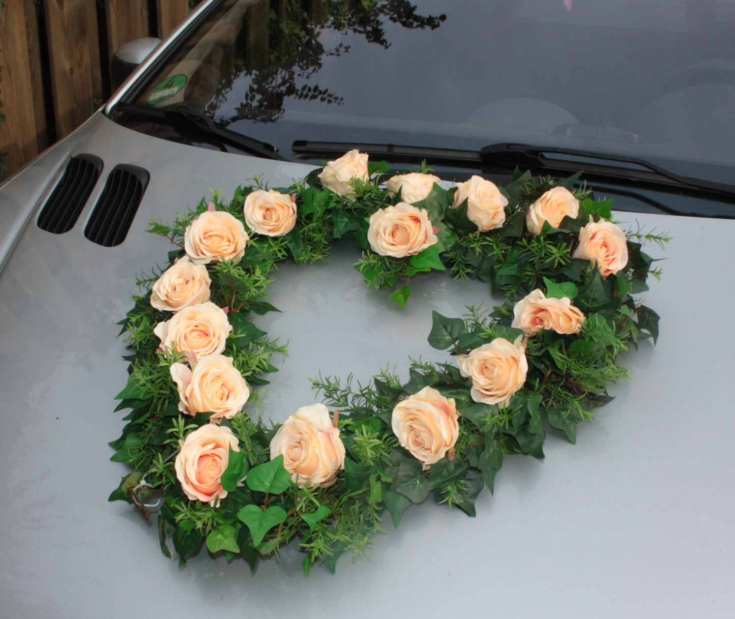 Autoherz offen Blüte an Blüte