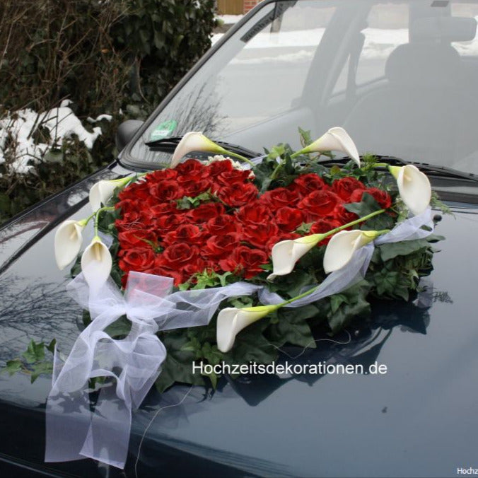 Autoherz geschlossen verschlungene Callas