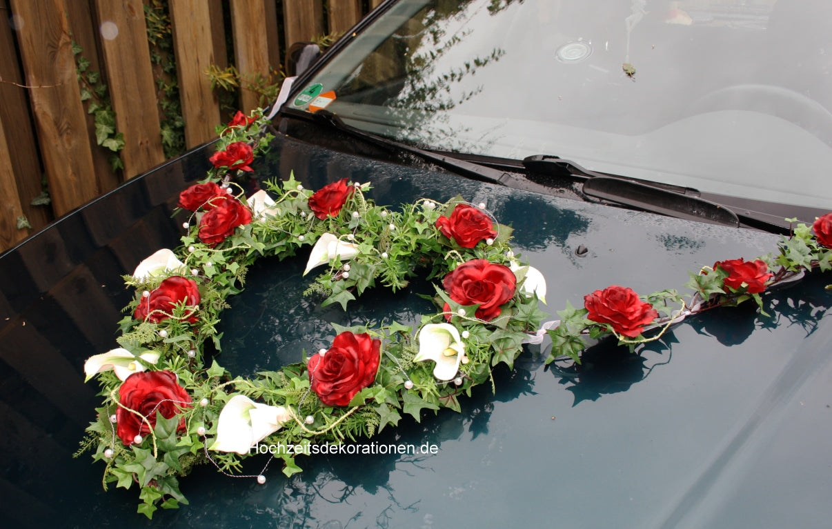 Autoherz Rosen und Callas