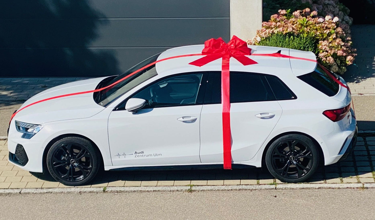 9001 Geschenkschleife Auto rot