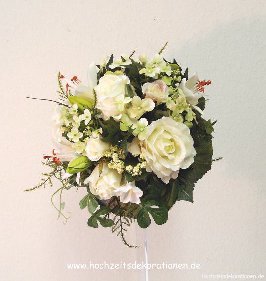 Brautstrauá Biedermeier mixed