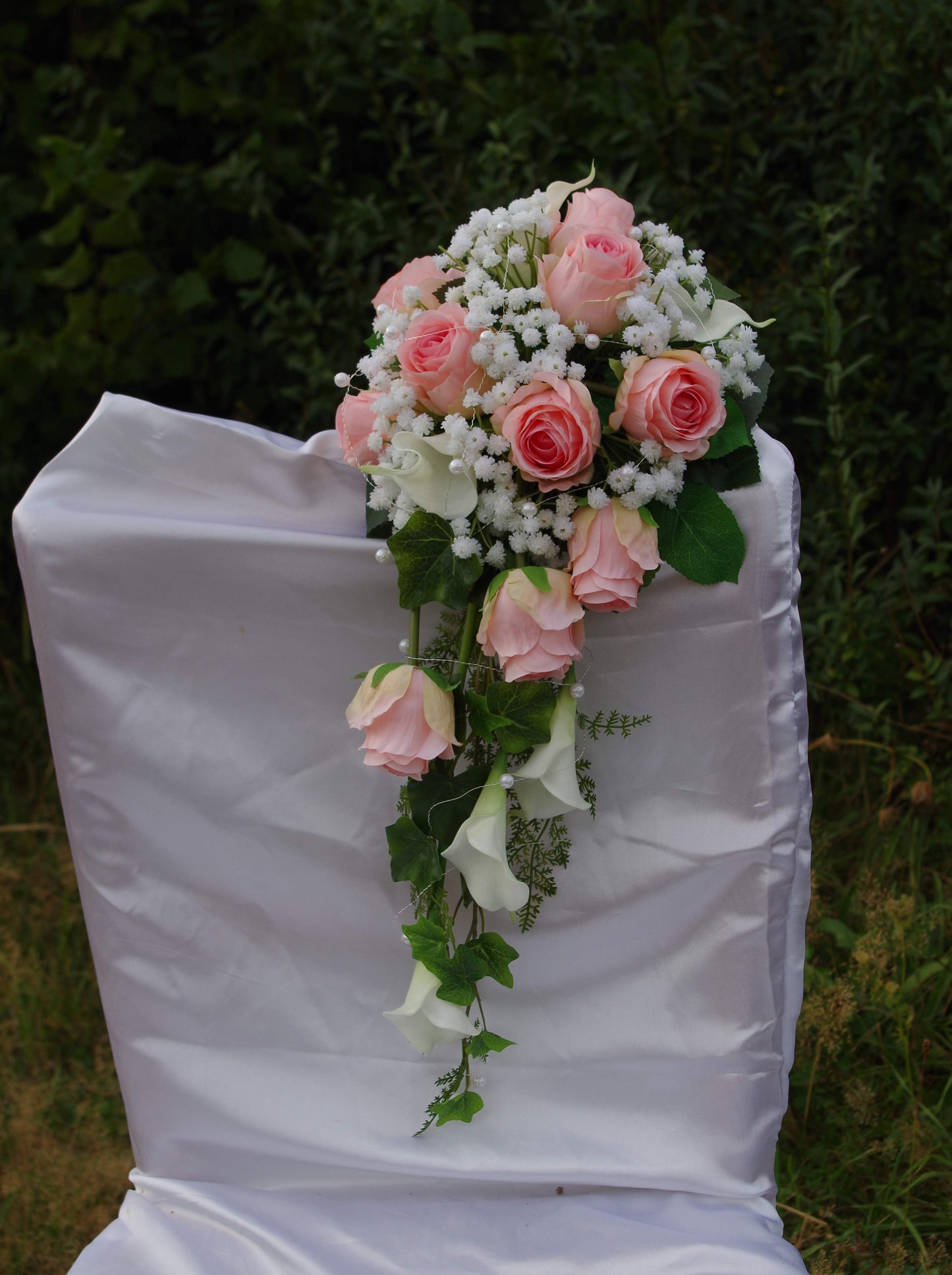 Brautstrauss Calla Zauberfee rosa