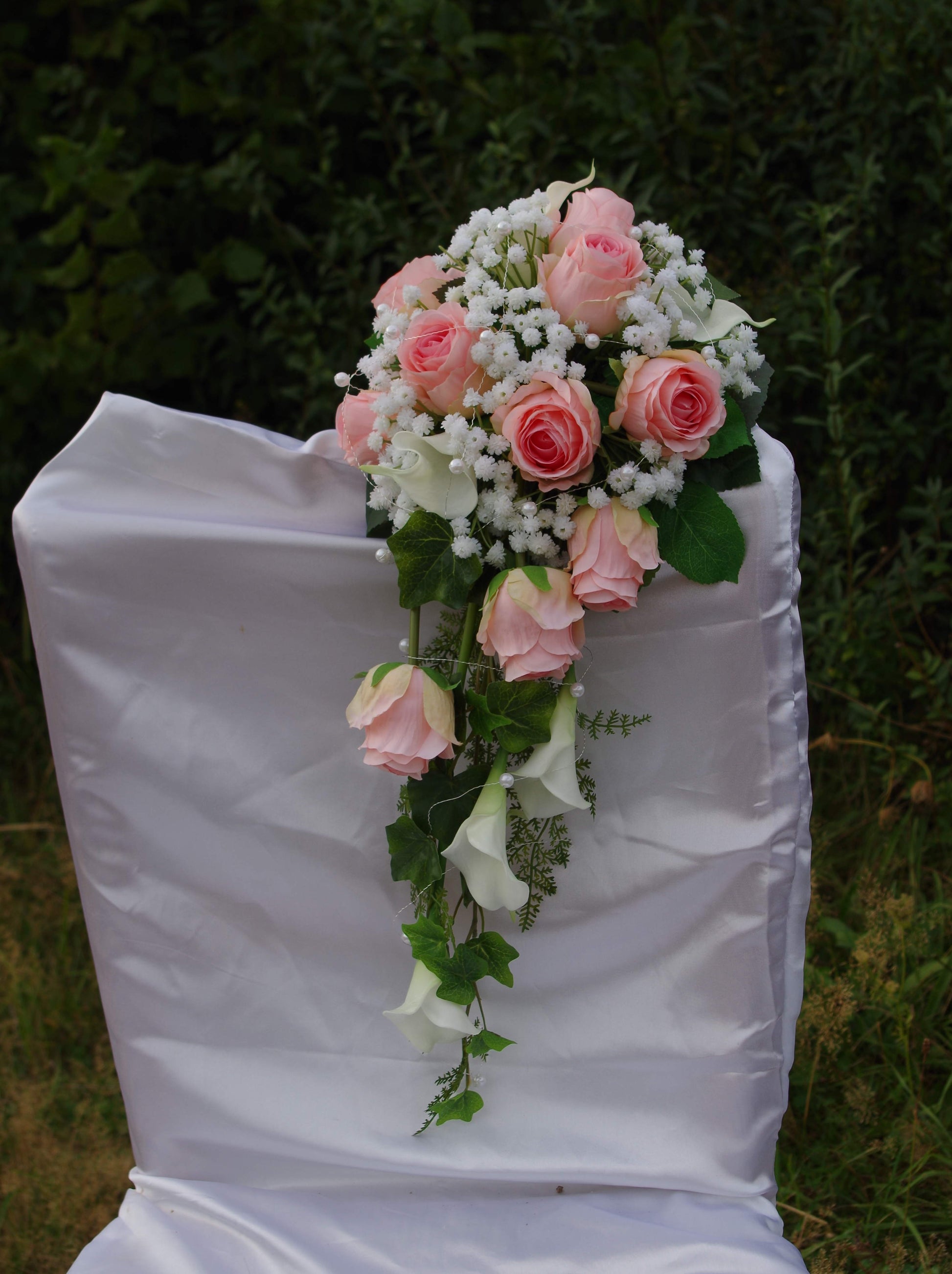 Brautstrauss Calla Zauberfee rosa