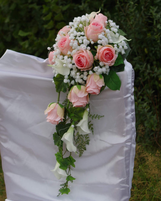 Brautstrauss Calla Zauberfee rosa