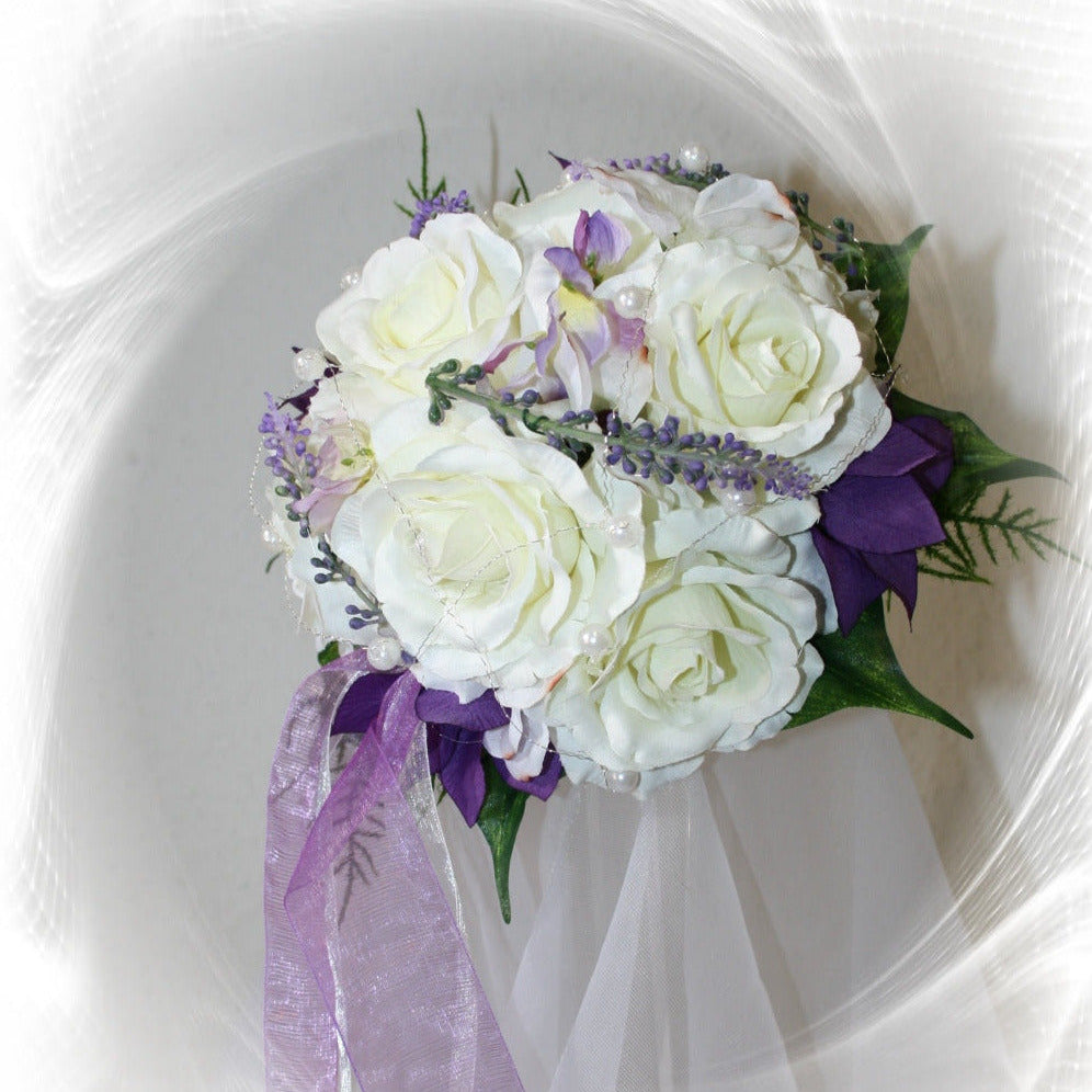 1011 Brautstrauss Sommerwiese flieder lila