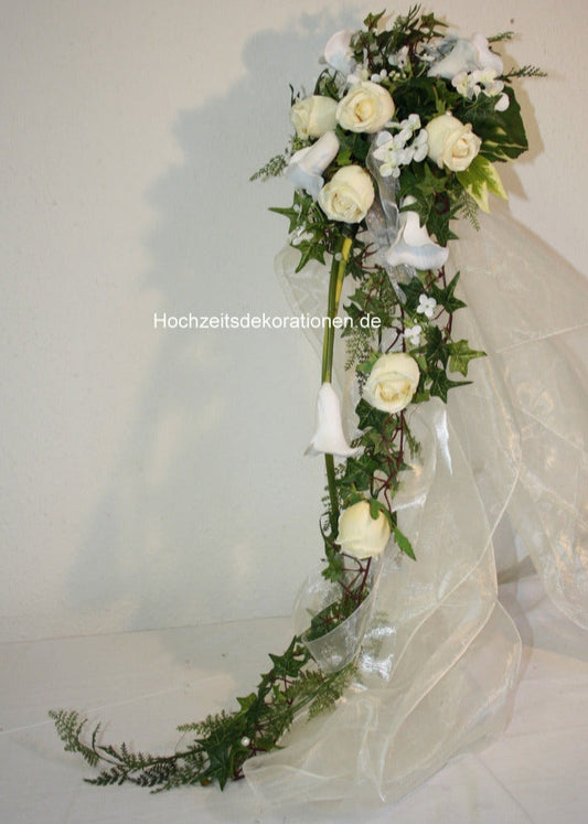 Calla Brautstrauss extralang