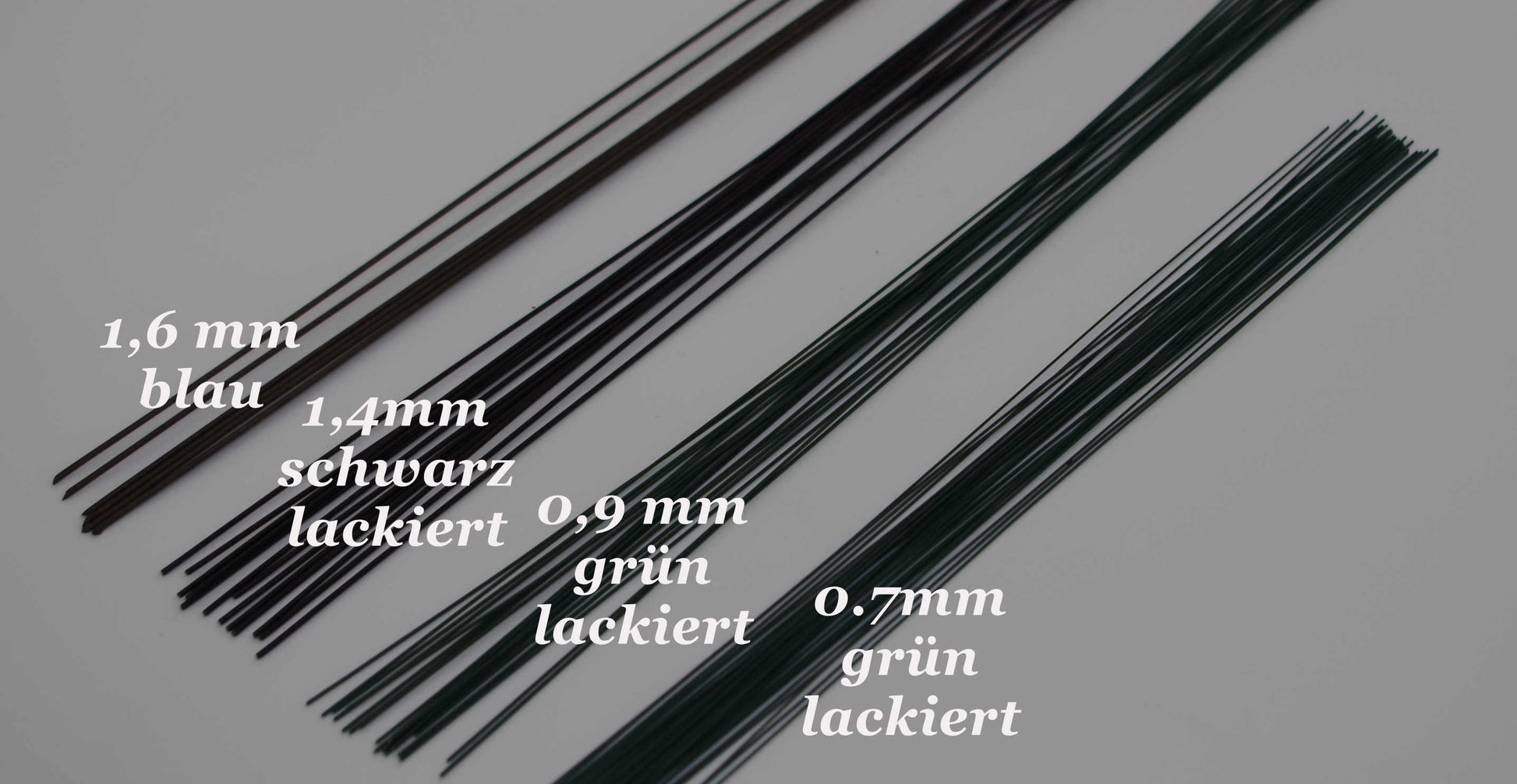 Draht blau und gr�n