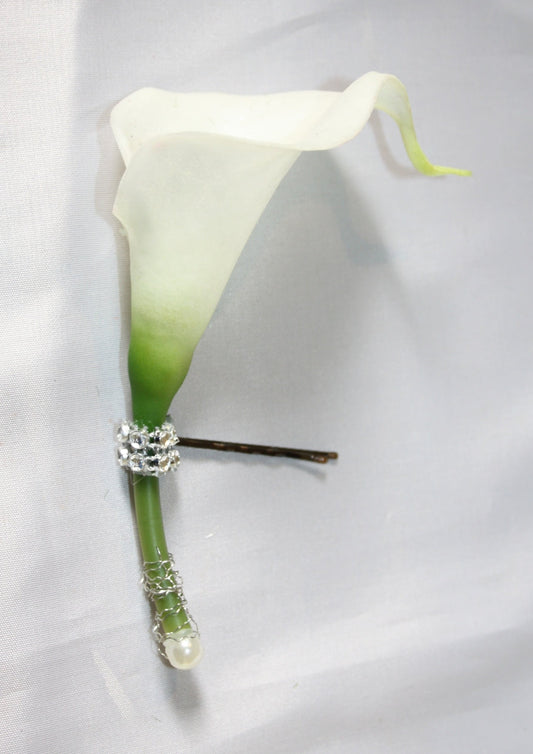 Haarschmuck Haarnadel Calla quer
