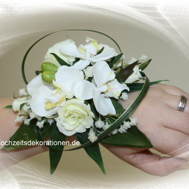 1094 Handgelenkstrauss Orchideen