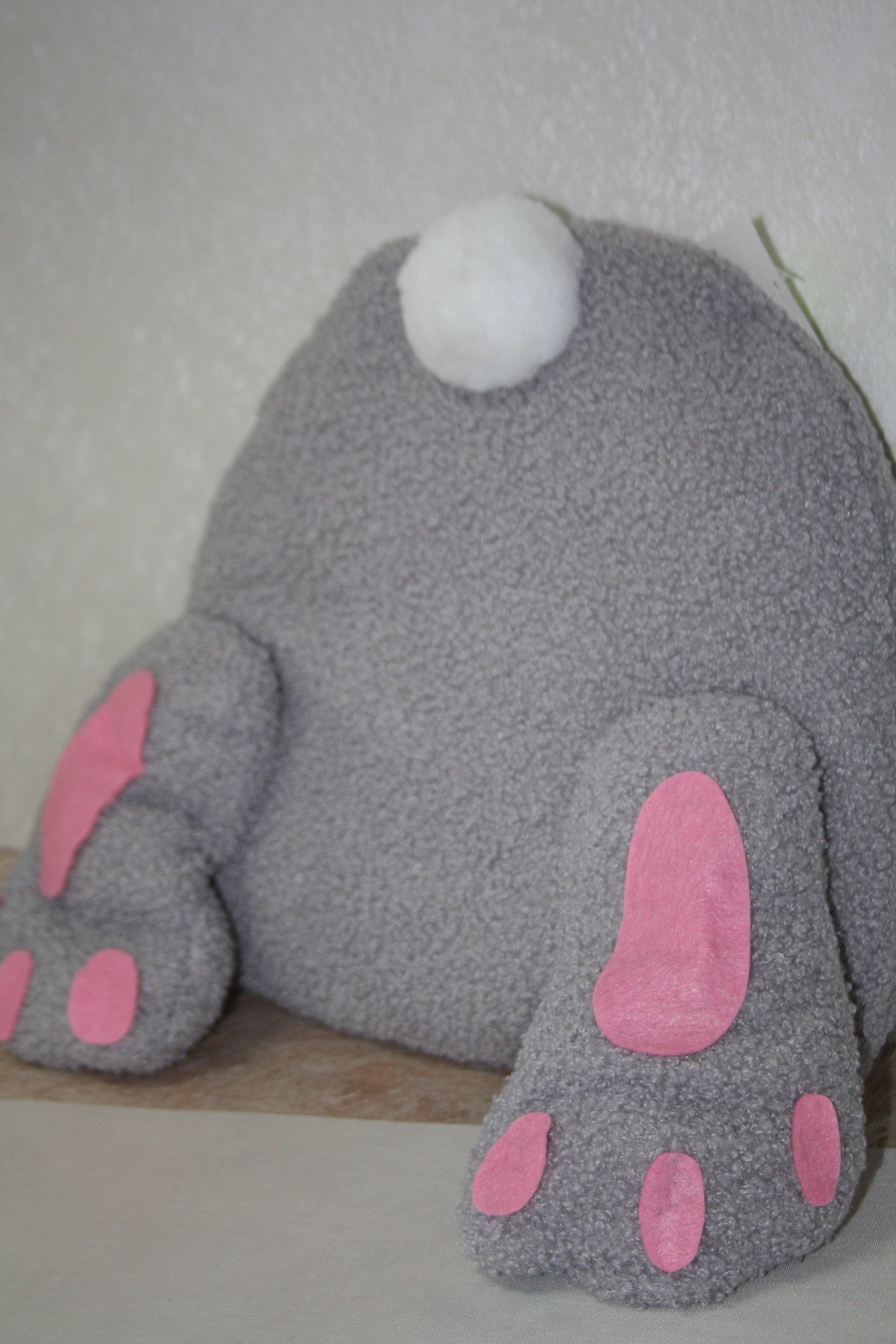 Hasenpopo Kissen-kuschelkissen mit Füssen