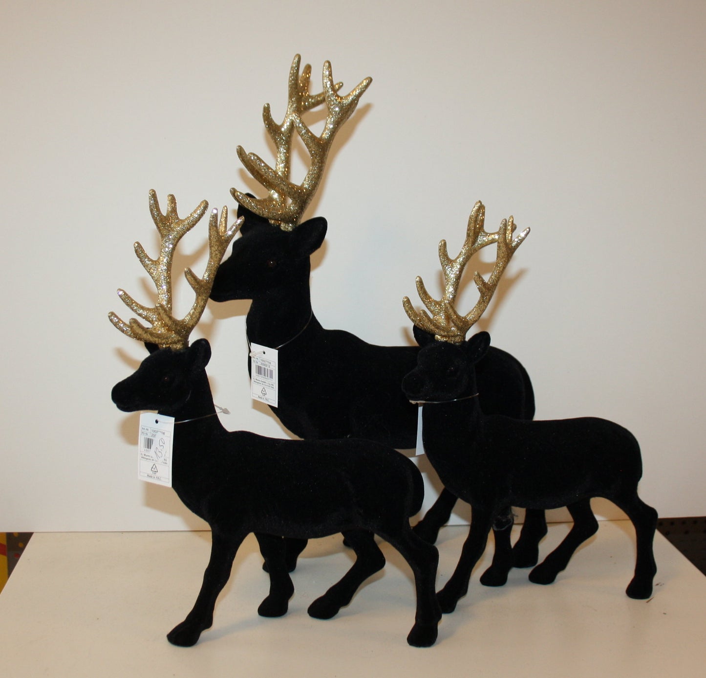 8048 Hirsch scharzgold 2 Größen