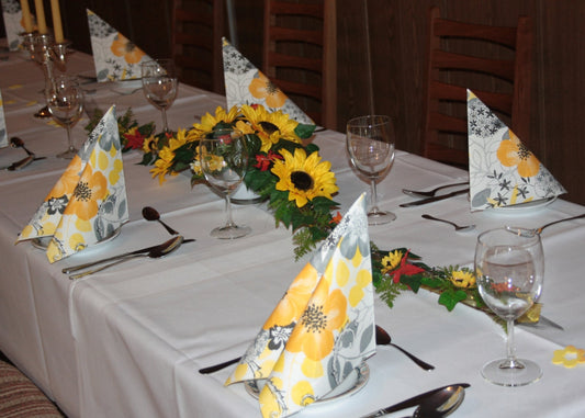 Gesteck Sonnenblumen extra lang
