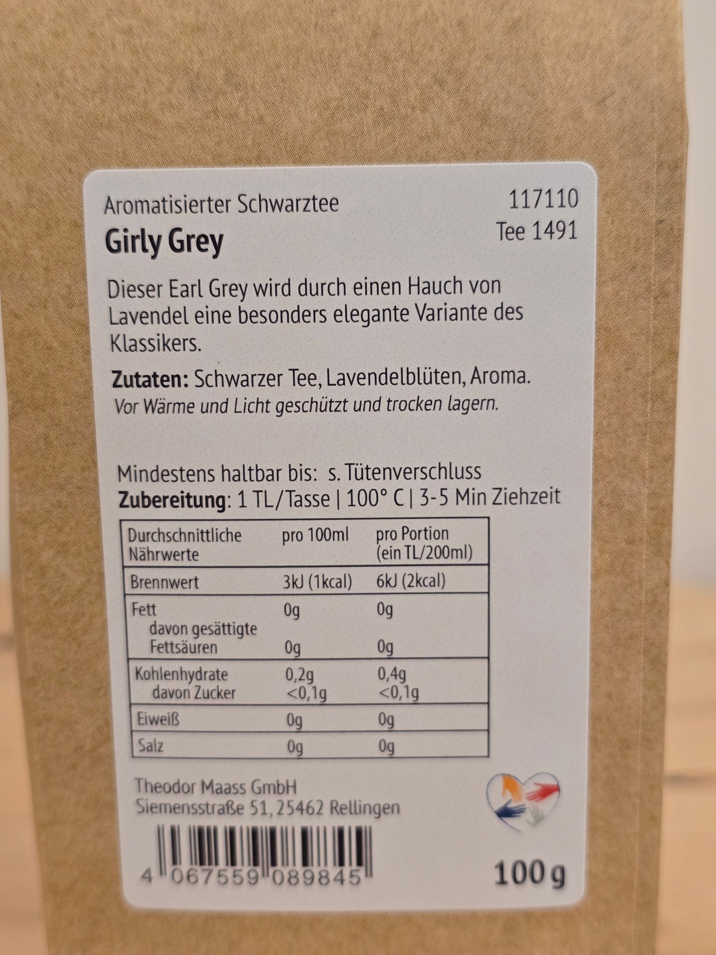 Allerbeste Freundin Tee-aromatischer Schwarztee 100gr
