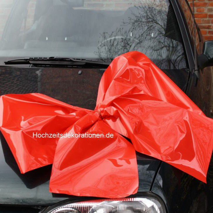 Lackschleife rot 2 Ohren