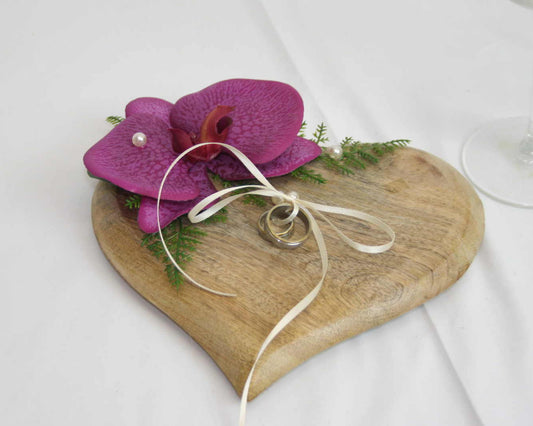 Ringherz Mango mit Orchidee