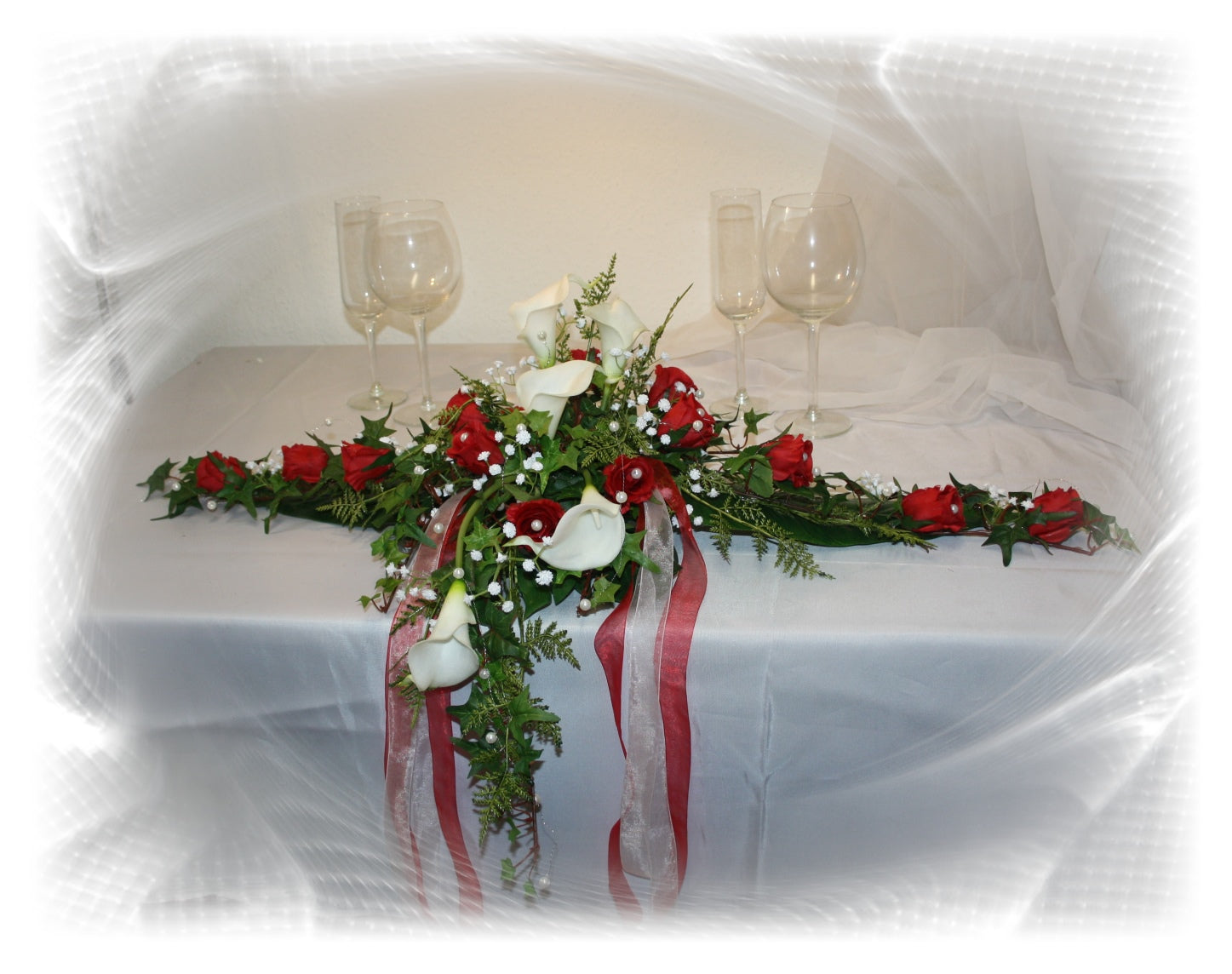 Paargesteck Callas und Rosen