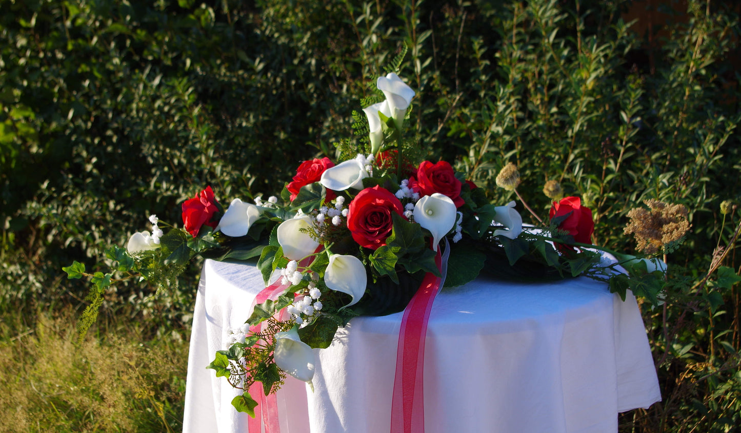 #3009 Paargesteck Callas und Rosen