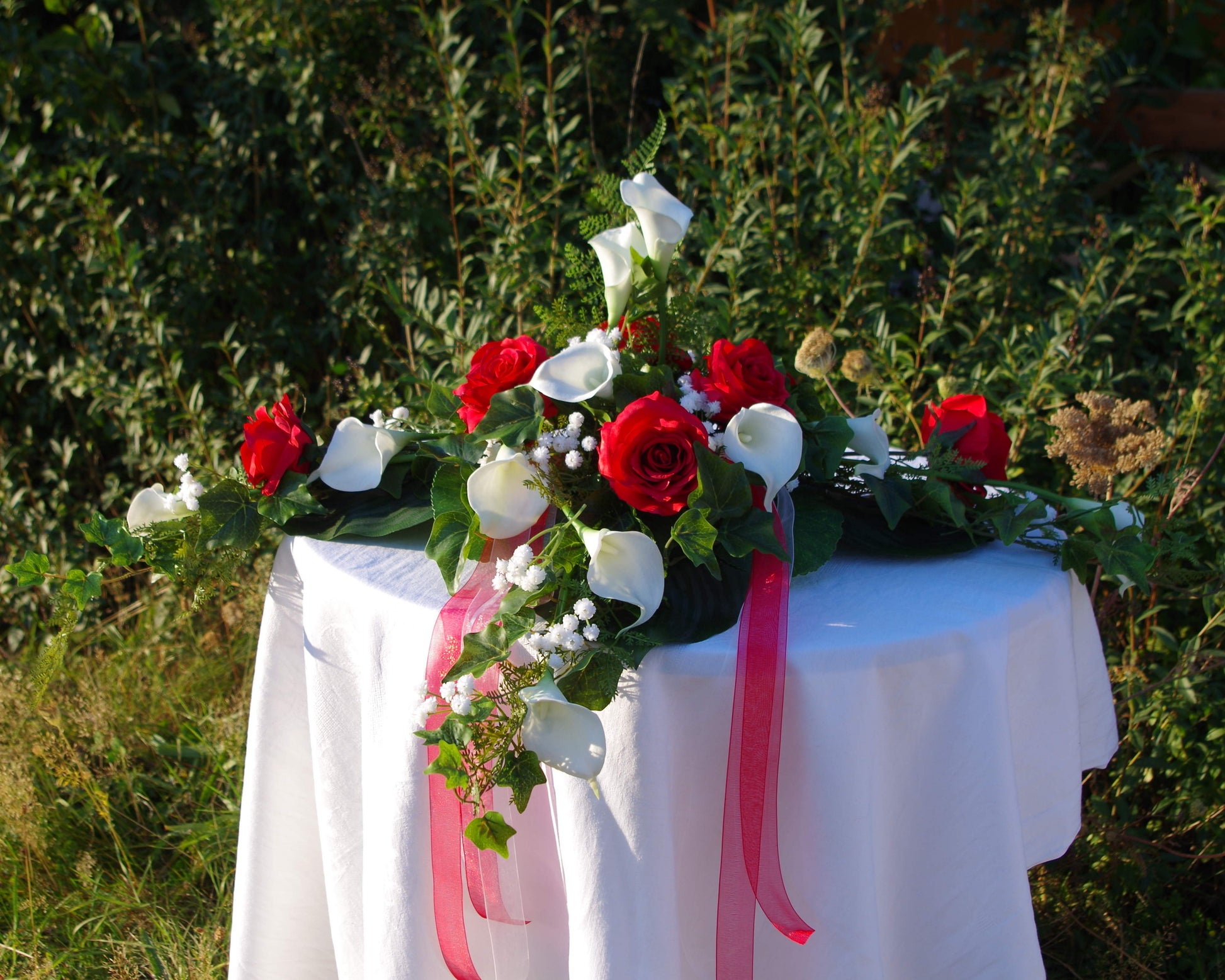 3009 Paargesteck Callas und Rosen