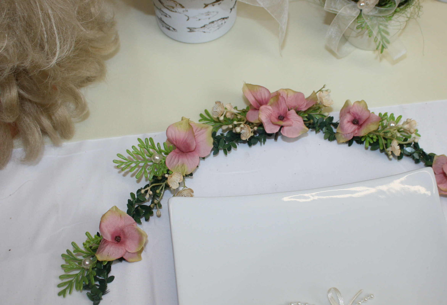 Platzranke Hortensienbl�ten