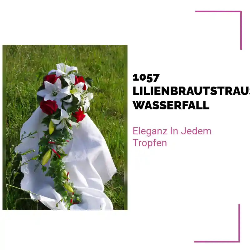 1057 Lilienbrautstrauss Wasserfall by@Outfy