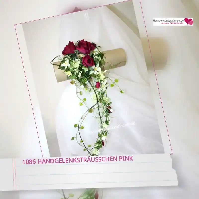 1086 Handgelenkstr&auml;usschen pink by@Outfy