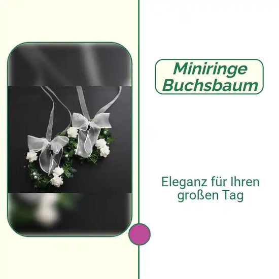 Miniringe Buchsbaum by@Outfy