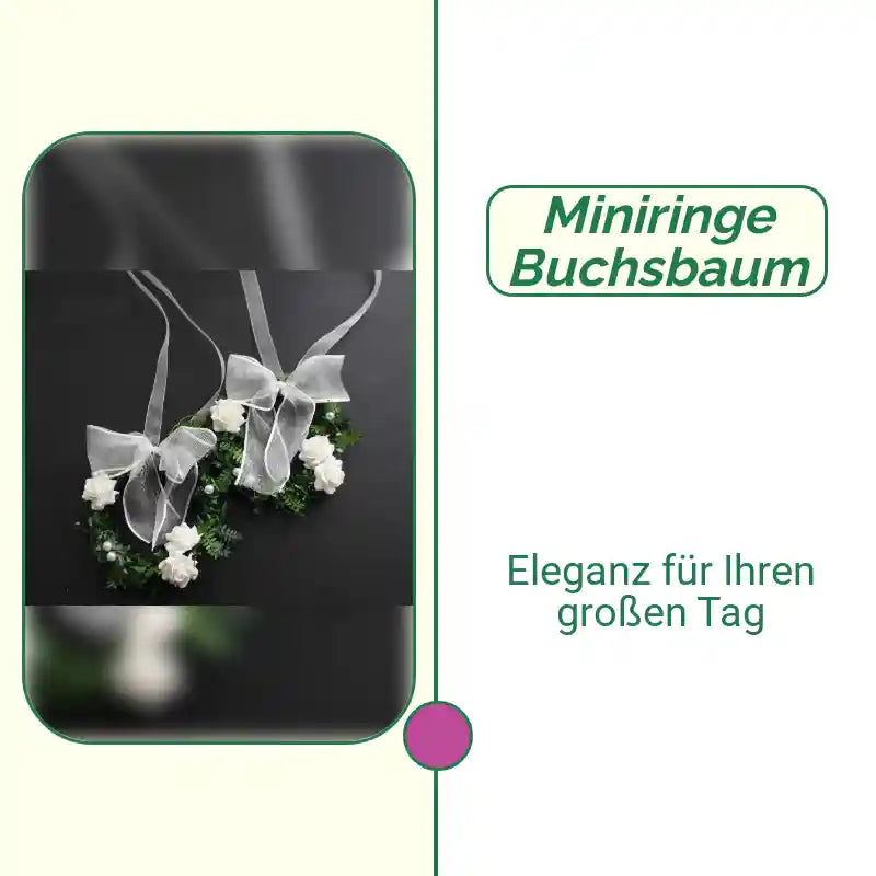 Miniringe Buchsbaum by@Outfy