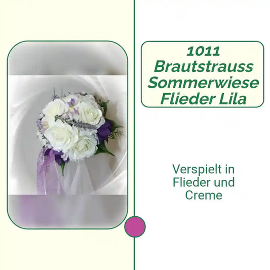 1011 Brautstrauss Sommerwiese flieder lila by@Outfy