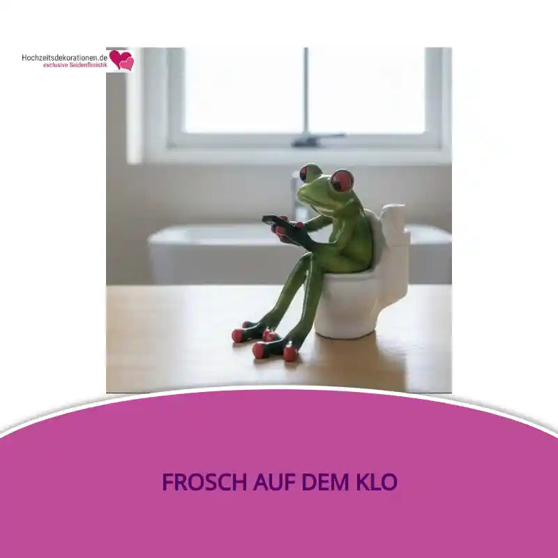 Frosch auf dem Klo by@Outfy