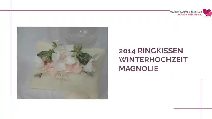 2014 Ringkissen Winterhochzeit Magnolie by@Outfy