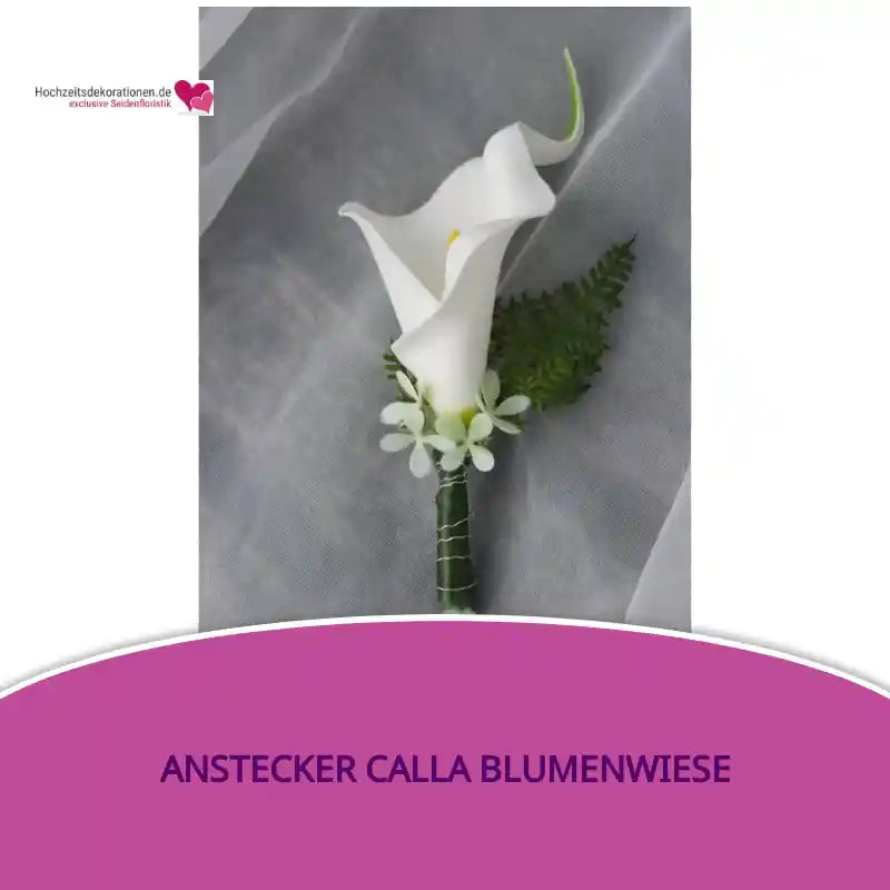 Anstecker Calla Blumenwiese by@Outfy