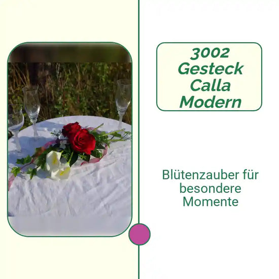 3002 Gesteck Calla modern by@Outfy