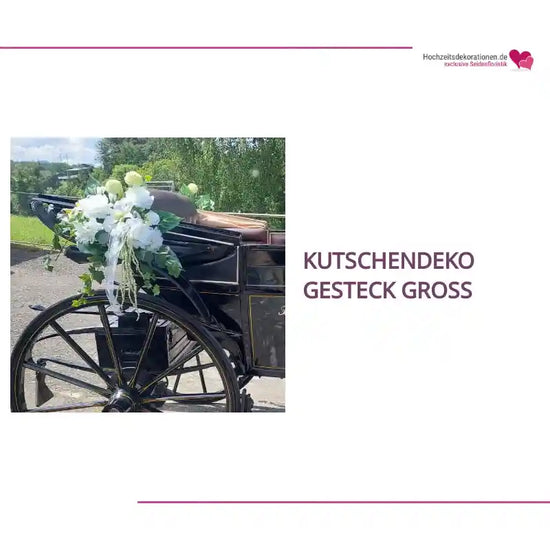 Kutschendeko Gesteck gro&szlig; by@Outfy