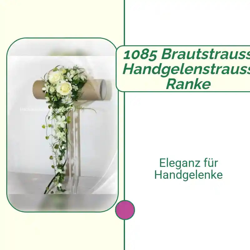 1085 Brautstrauss Handgelenstrauss Ranke by@Outfy