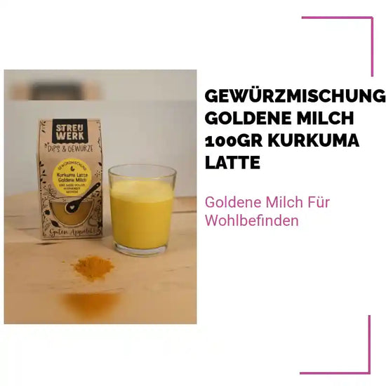 Gew&uuml;rzmischung goldene Milch 100gr Kurkuma Latte by@Outfy