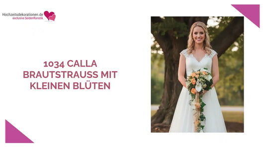 1034 Calla Brautstrauss mit kleinen Bl&uuml;ten by@Outfy
