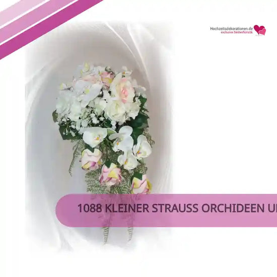 1088 kleiner Strauss Orchideen und Rosen by@Outfy