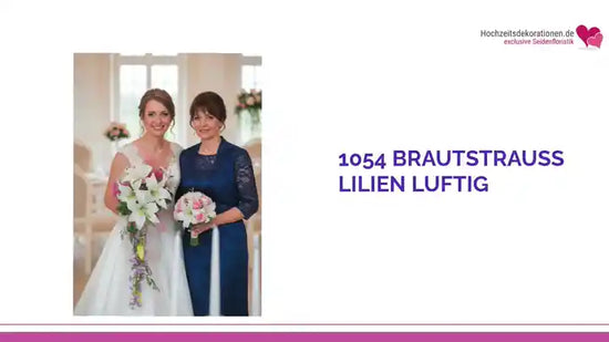 1054 Brautstrauss Lilien luftig by@Outfy