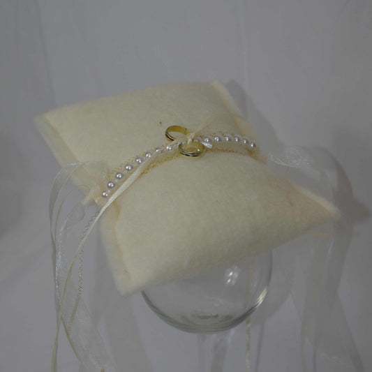 Almohada de anillo Pearl Dream 2015 con vellón de lana