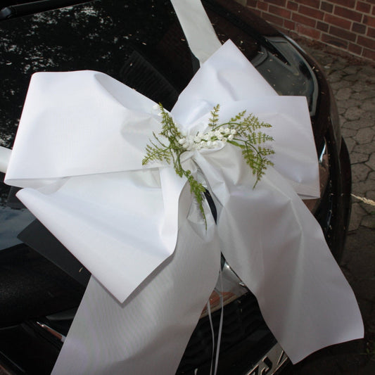 Autoschleife Hochzeit Maiglöckchen