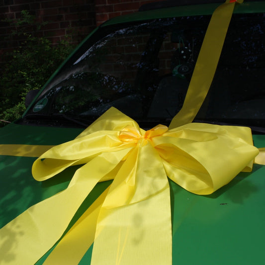#9005 Geschenkschleife Auto gelb
