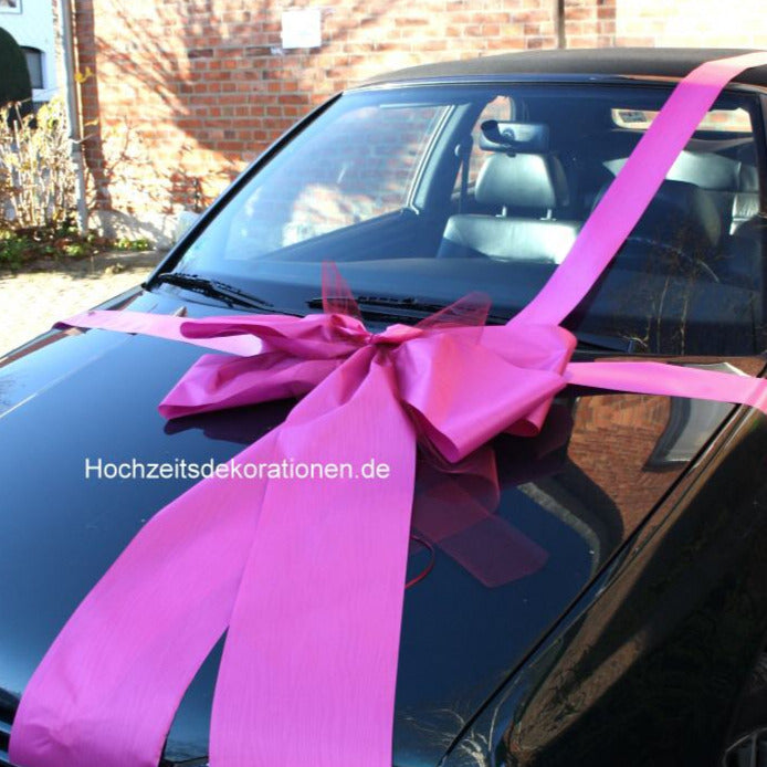 9003 Geschenkschleife Auto pink