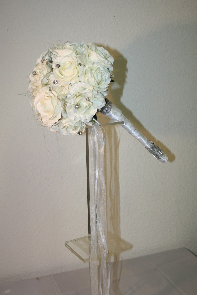 1080 Stabstrauss Rosen mit Strass