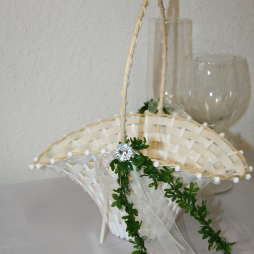 Streukorb Hochzeit mit Strass
