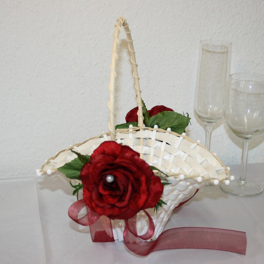 Streukorb mit groáer Rose