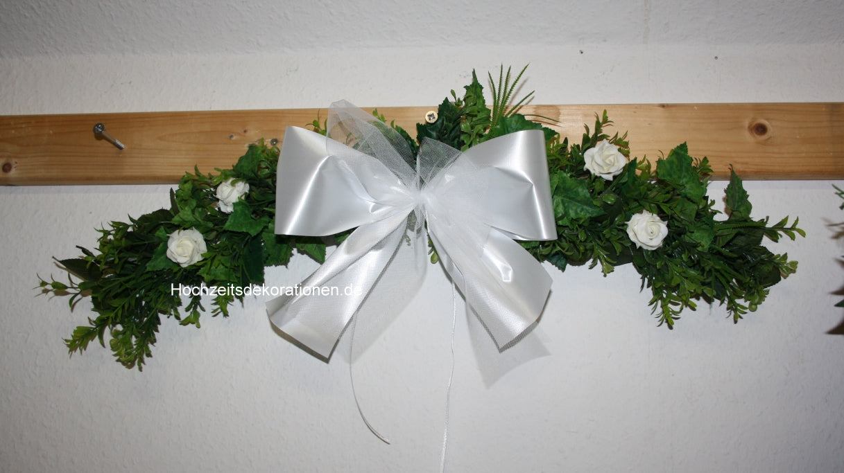 Türbogen Hochzeit mit Schleife