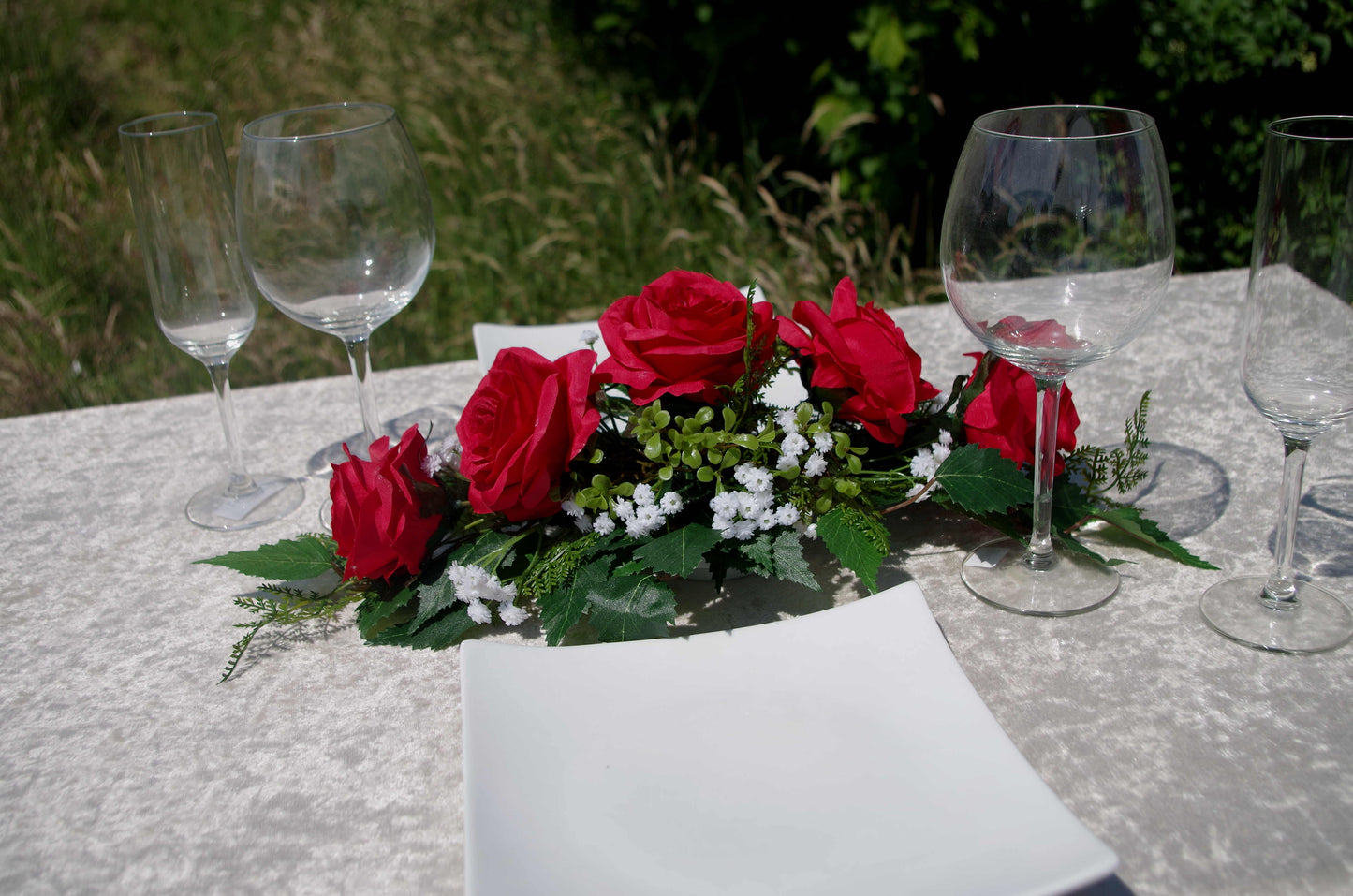 3049 kleines Gesteck Linie